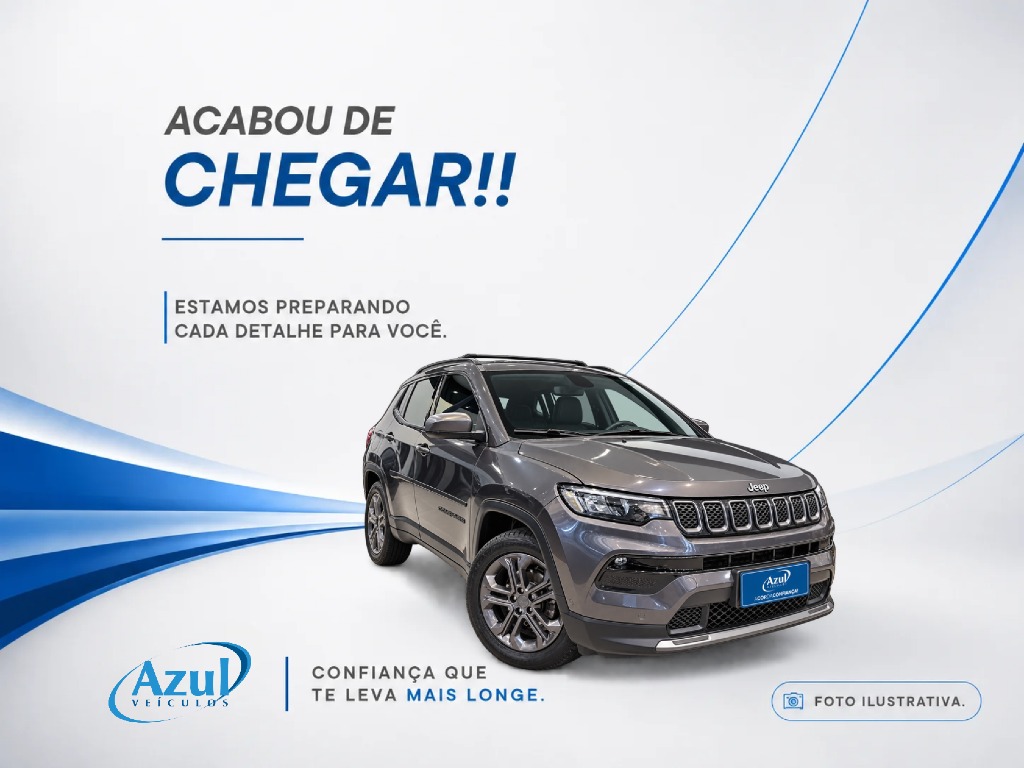 JEEP COMPASS 1.3 T270 TURBO FLEX LONGITUDE 80 ANOS AT6